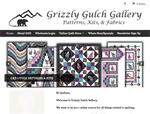 Tablet Screenshot of grizzlygulchgallery.com